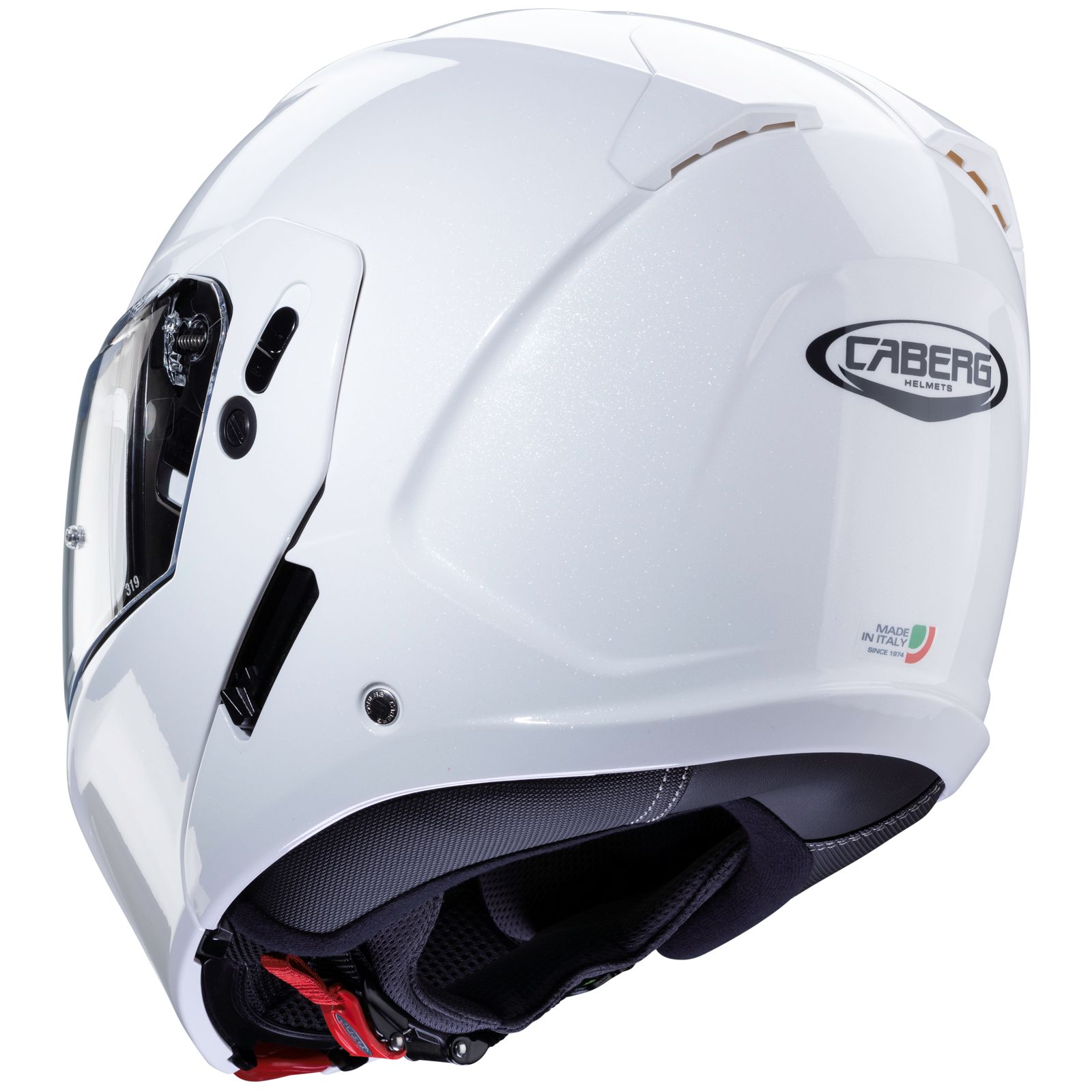 Casco Caberg Horus, blanco metálico