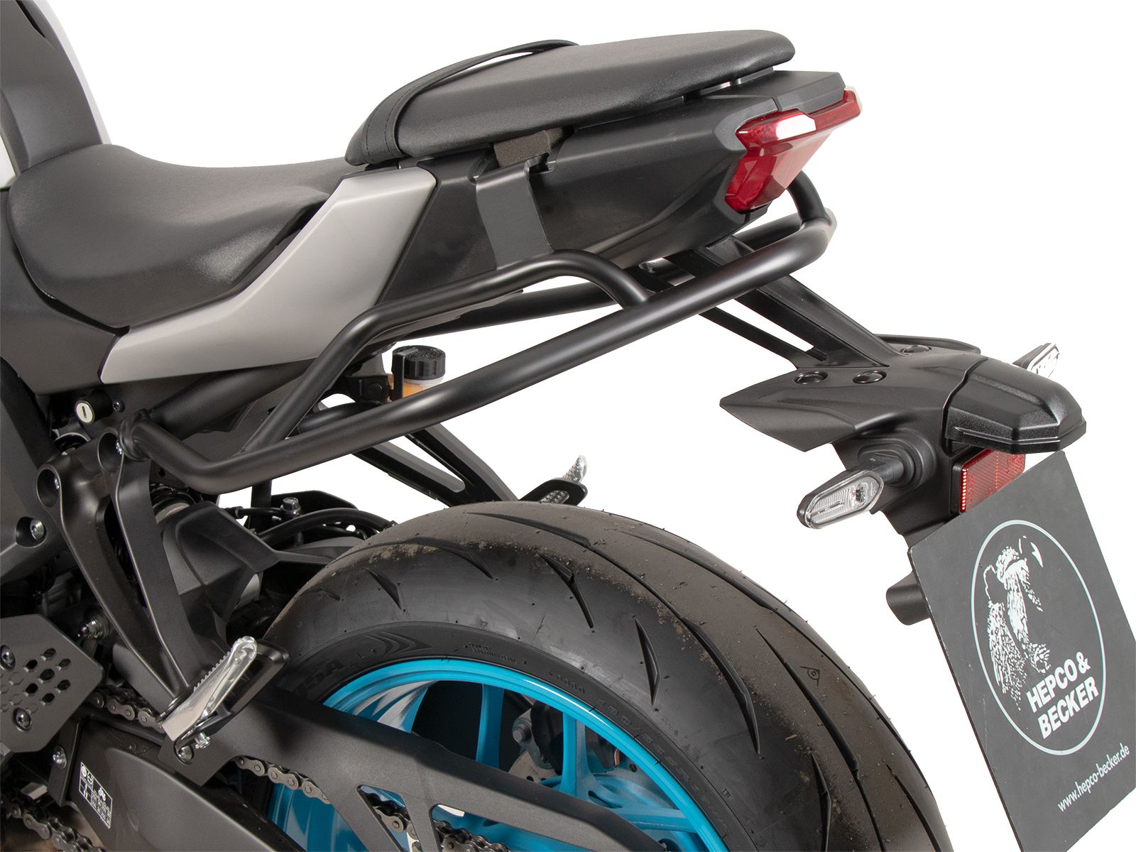 Barra de protección trasera negra para Yamaha MT-07 / Y-AMT (25- ) Hepco & Becker