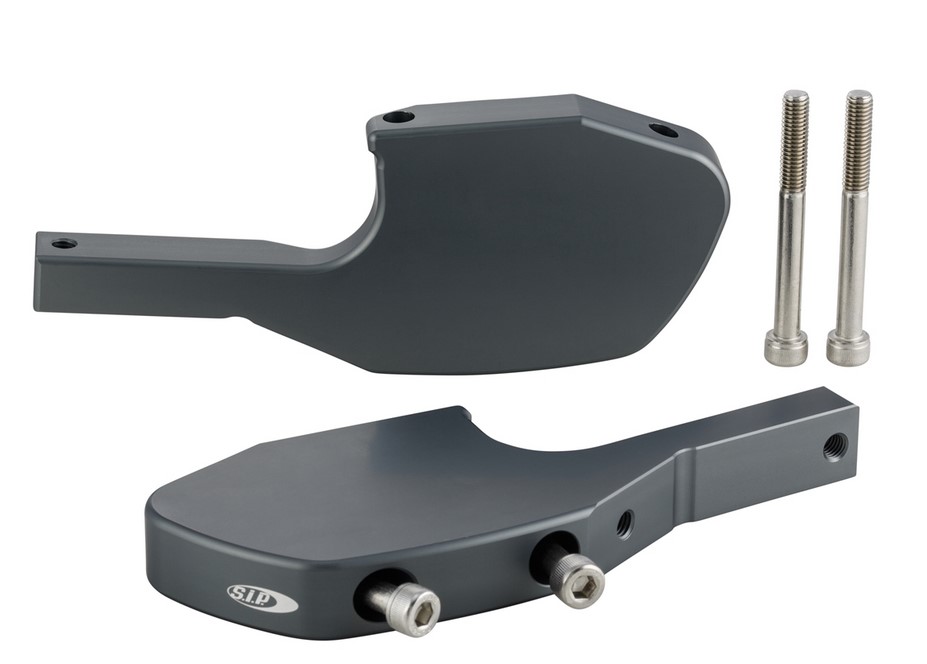 Adaptador de reposapiés para Vespa GTS/GTS Super/GTV/GT 60/GT/GT L 125-300ccm, gris mate