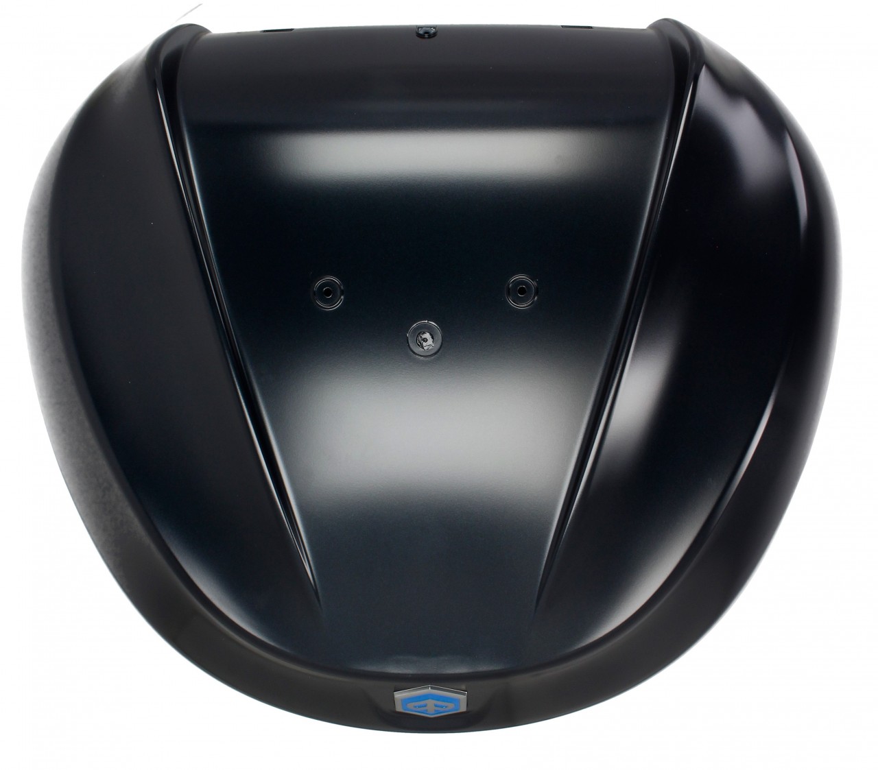 Kit topcase 36L. negro mate metalizado N12 Original Piaggio para Beverly HPE (incl. placa de montaje)