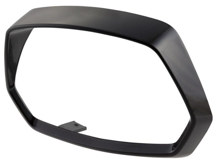 Anillo de luz para Vespa Sprint 50-150cc ('18-), negro brillante