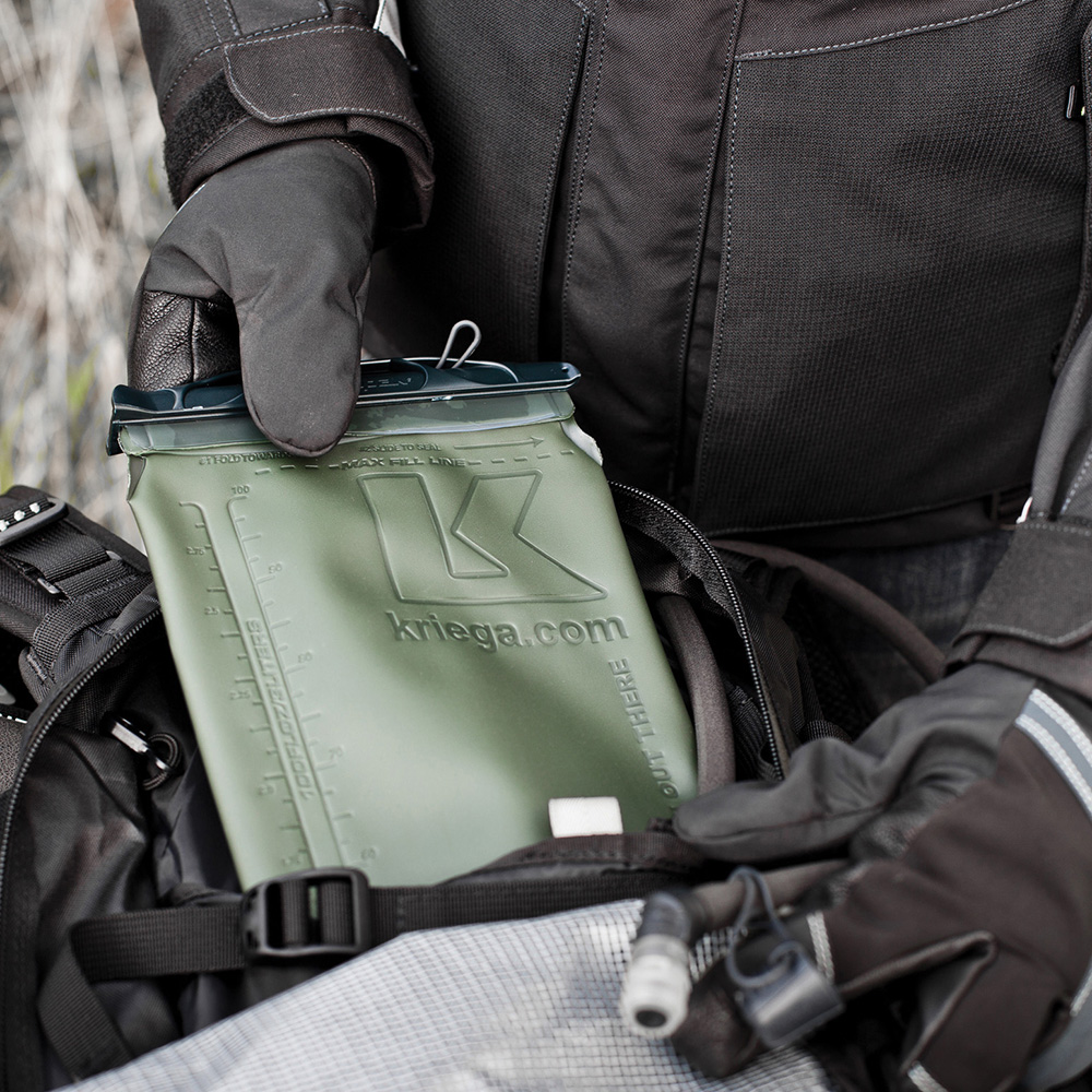 Depósito Kriega Hydrapak - Bolsa de hidratación de 3 litros para mochila