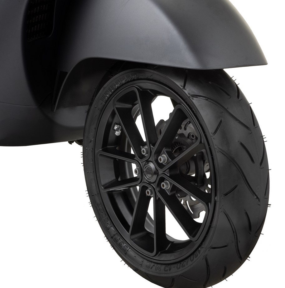 Llanta delantera/trasera 12" para Vespa GTS/GTS Super/GTV/GT 60/GT/GT L 125-300ccm, negro mate