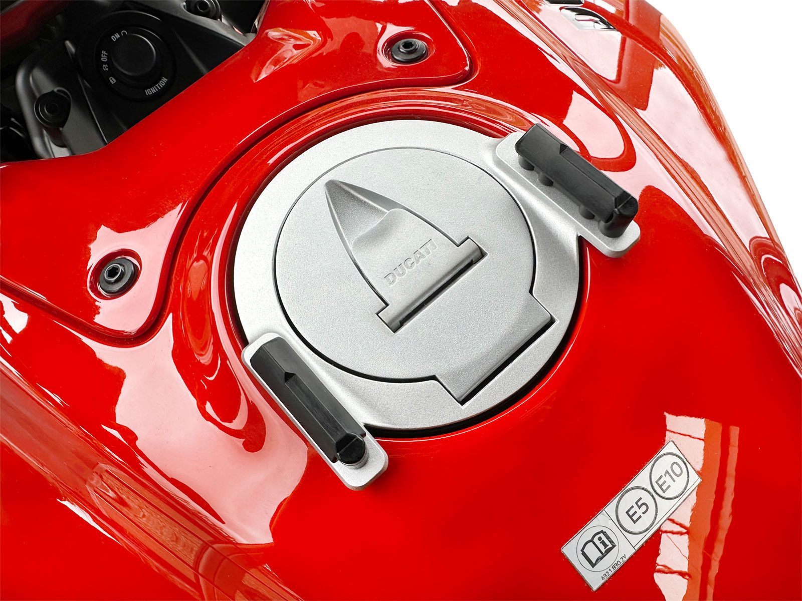 Anillo básico del depósito incl. unidad de cierre de la bolsa del depósito para Ducati Diavel V4 (23-) Hepco & Becker