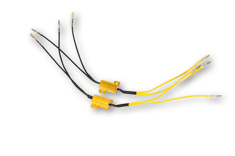 HIGHSIDER resistencia de potencia inteligente 25 W - 10 Ohm, con cable (par)
