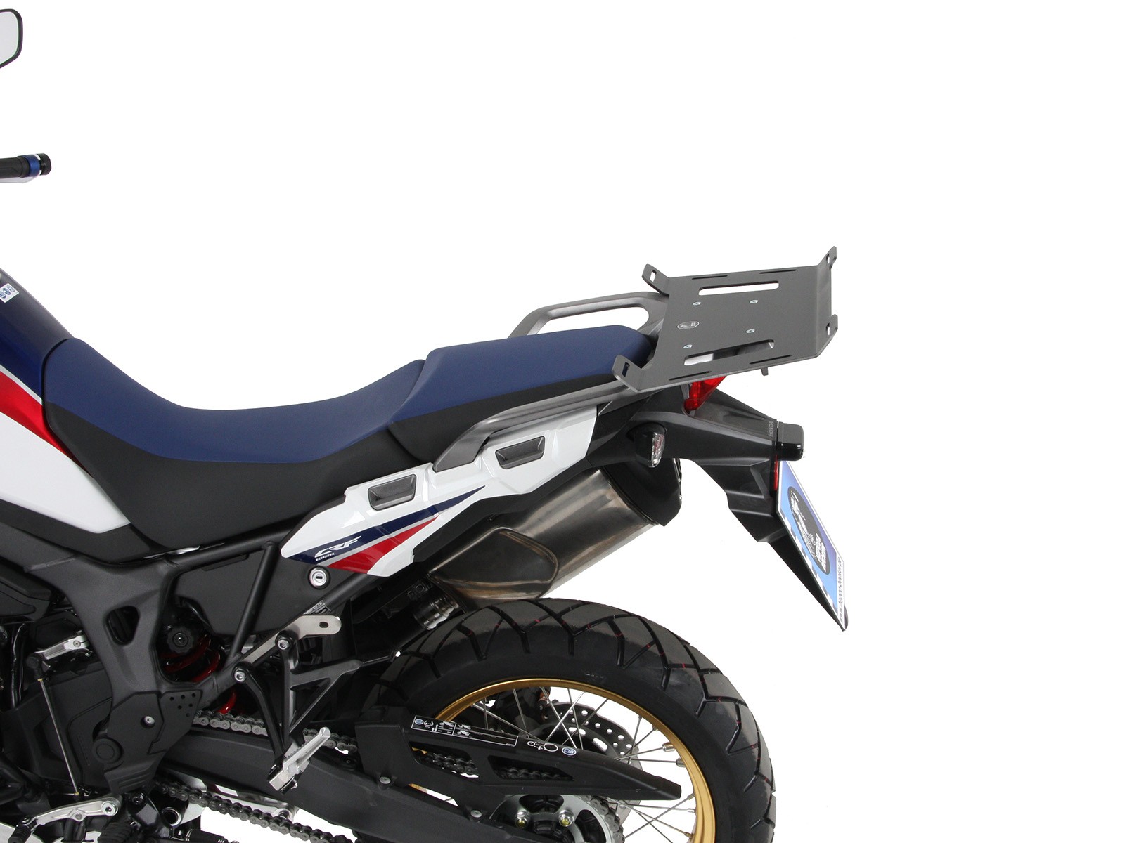 Portaequipajes ensanchable negro para Honda CRF 1000 Africa Twin (My.16-17) Hepco & Becker
