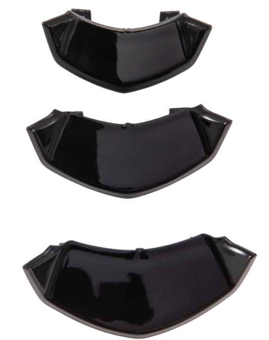 Inserto de cascada negro brillante para Vespa Primavera/Sprint 50-150cc ('18-)