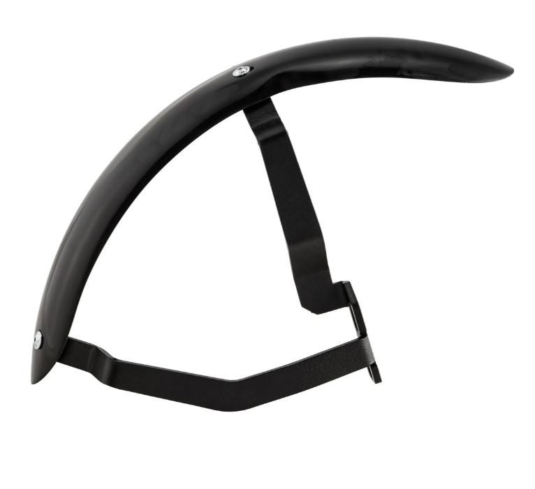 Guardabarros 2.0 Garelli Race EVO II para Vespa PX 80-200ccm, GRP negro, soporte negro