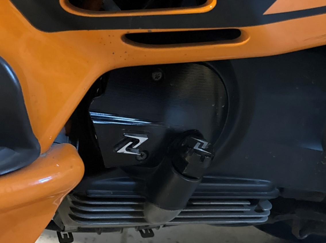 Tapa de la toma de aire vario para Vespa GTS/GTS Super/GTV/GT, negra