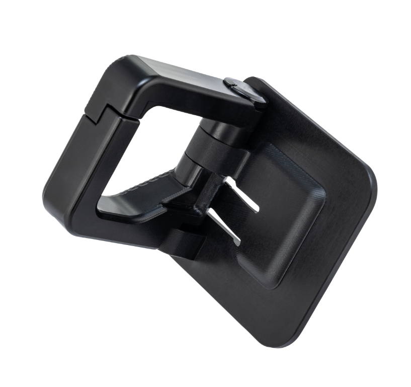 Gancho portaequipajes para Vespa GTS/GTS Super 125/300cc (`22-), aluminio, anodizado negro mate