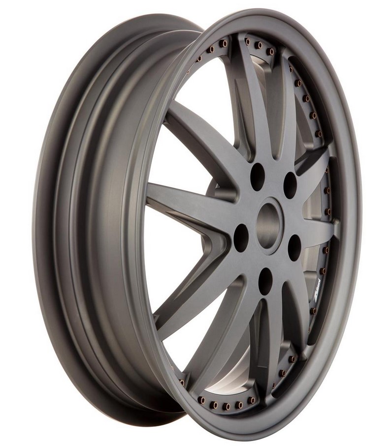 Llanta sport delantera/trasera para Vespa GTS/GTS Super/GTV/GT 60/GT/GT L/946 125-300ccm, gris mate