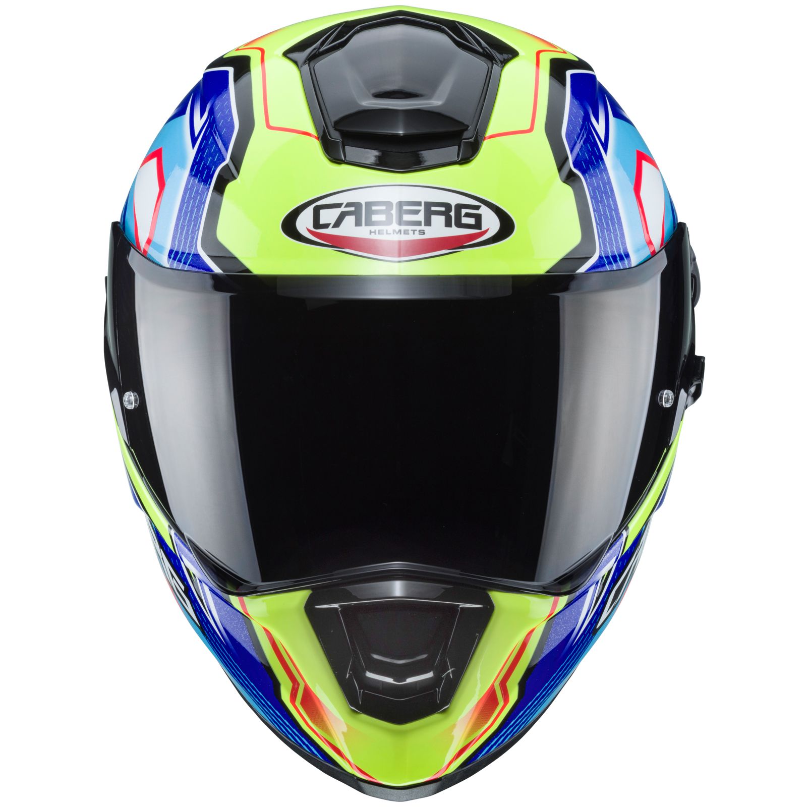 Casco Caberg Drift Evo LB29, negro/azul-amarillo
