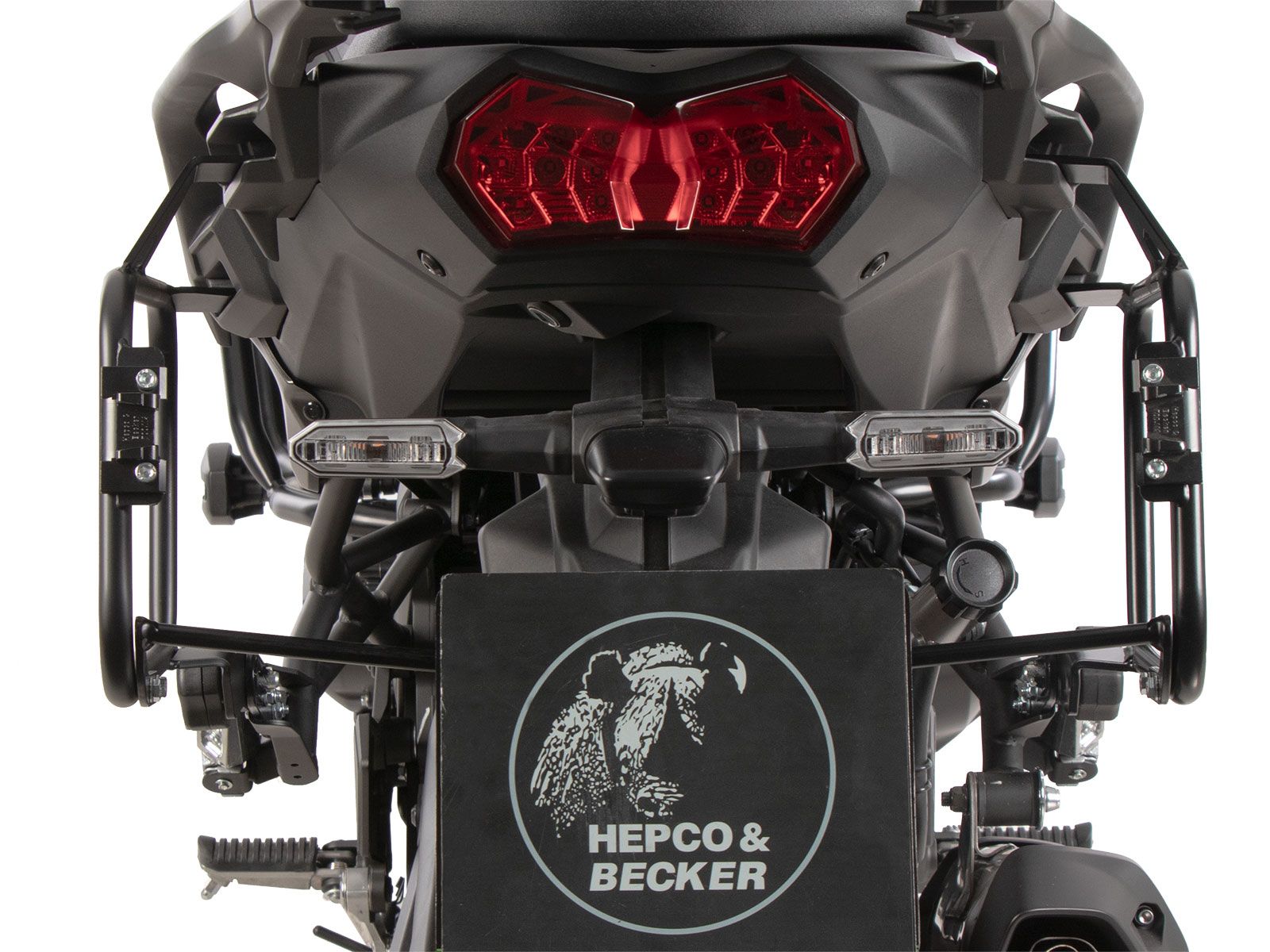 Portamaletas lateral Lock-it extraíble negro para Kawasaki Versys 1100 /SE (25-) Original Hepco & Becker