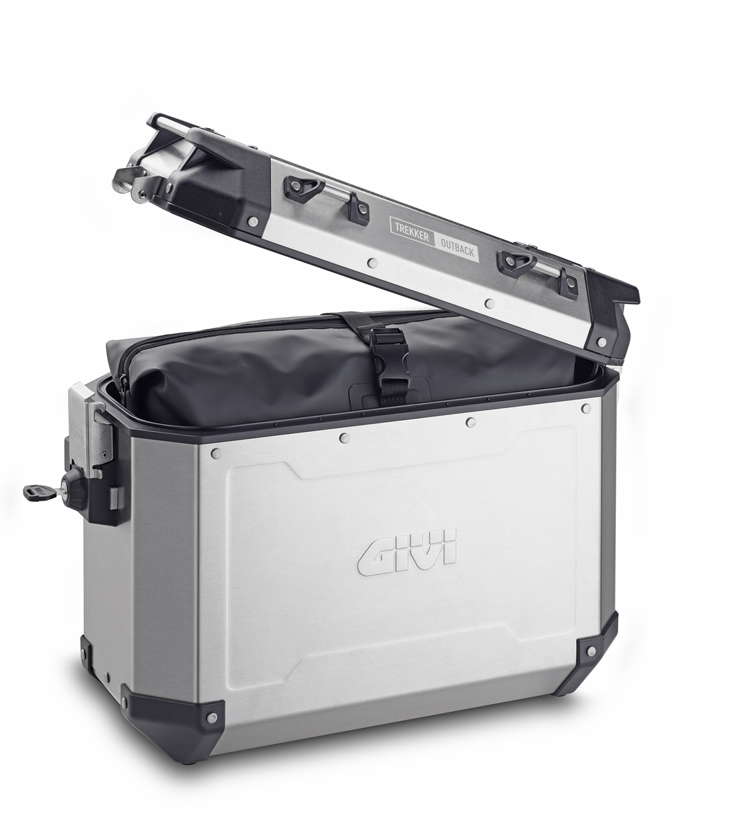 Juego de maletas laterales de aluminio Givi Trekker Outback 37L Monokey