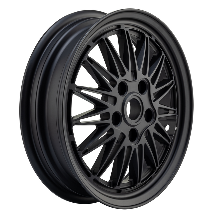 Llanta Comb 2 delantera/trasera 12" para Vespa GTS/GTS Super/GTV/GT/946 125-300ccm, negro mate
