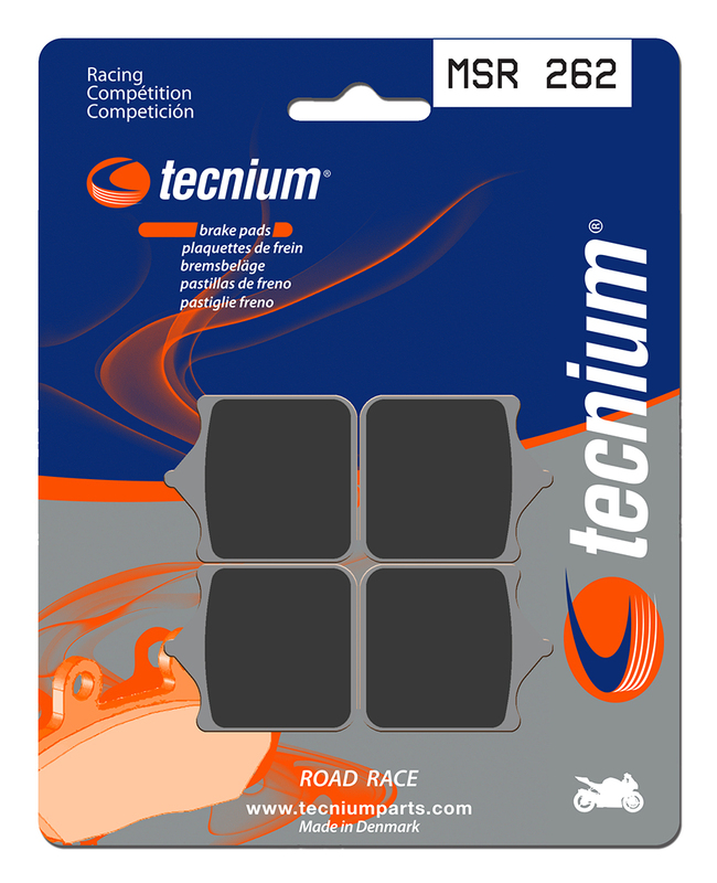Pastillas de freno Tecnium Professional Racing de metal sinterizado - MSR262