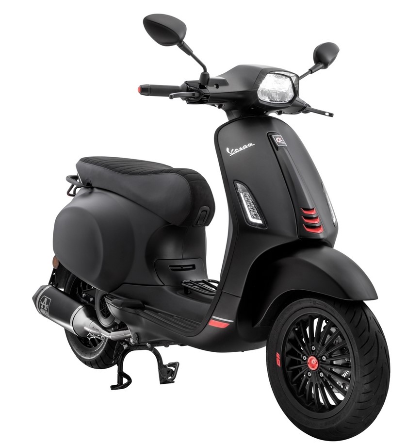 Llanta delantera/trasera para Vespa GTS/GTS Super/GTV/GT 60/GT/GT L 125-300cc, negro mate