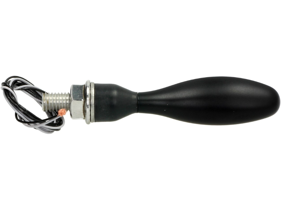 Indicador Kellermann, Micro 1000 Halogen, acero, halógeno, HR/HL, 12 V, 6 W, negro satinado