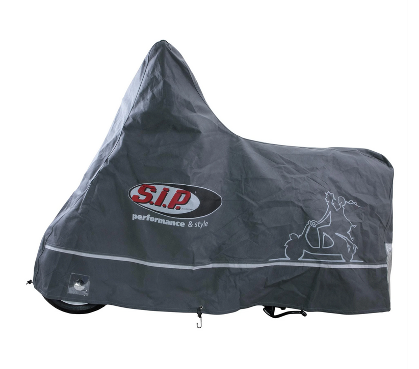 Garaje plegable Indoor PREMIUM 2.0 para Vespa ET2/ET4/LX/LXV/S/Primavera/Sprint, talla L, gris