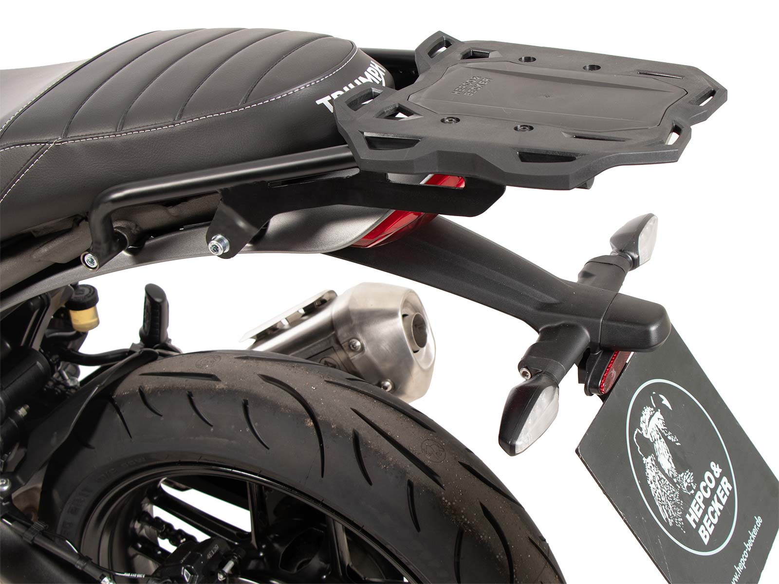 Soporte trasero Smartrack negro para Triumph Speed 400 (24-), Hepco & Becker