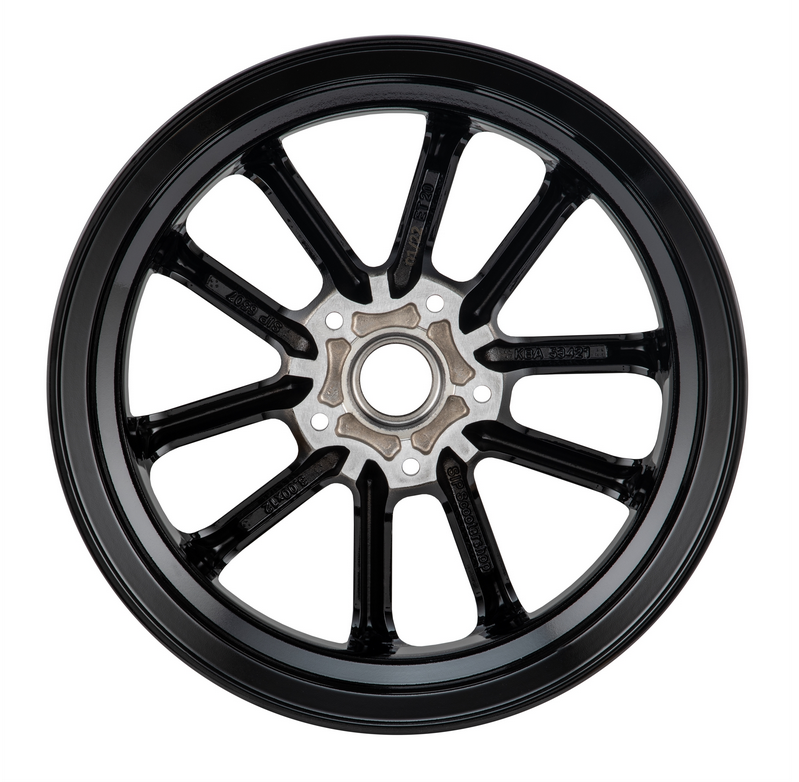 Llanta delantera/trasera 12" para Vespa GTS/GTS Super/GTV/GT 60/GT/GT L 125-300ccm, negro brillante