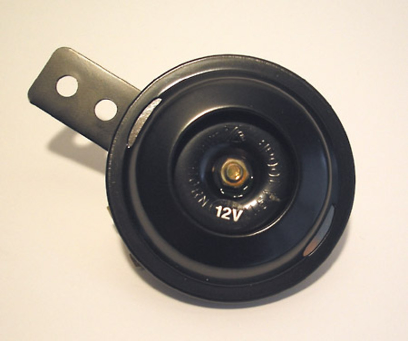 Bocina inteligente HIGHSIDER negra 12 V, 70 mm de diámetro, 100 dB, homologada E