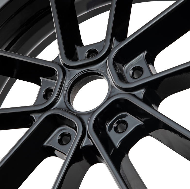 Llanta delantera/trasera 12" para Vespa GTS/GTS Super/GTV/GT 60/GT/GT L 125-300ccm, negro brillante