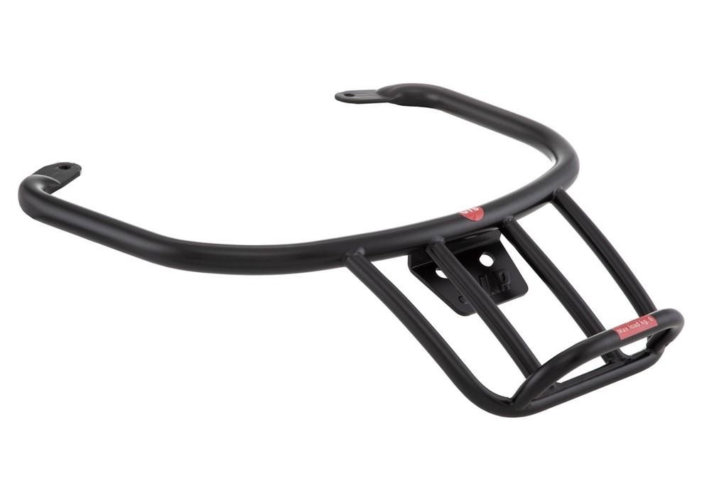 Portaequipajes / barra de agarre trasera 70s para Vespa GTS/GTV/GT 125-300ccm 4T LC, negro brillante