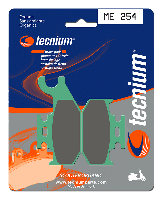 Pastillas de Freno Orgánicas Tecnium Scooter - ME254
