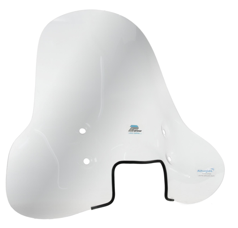 Parabrisas CUPPINI alto para Vespa S 50-150cc, transparente