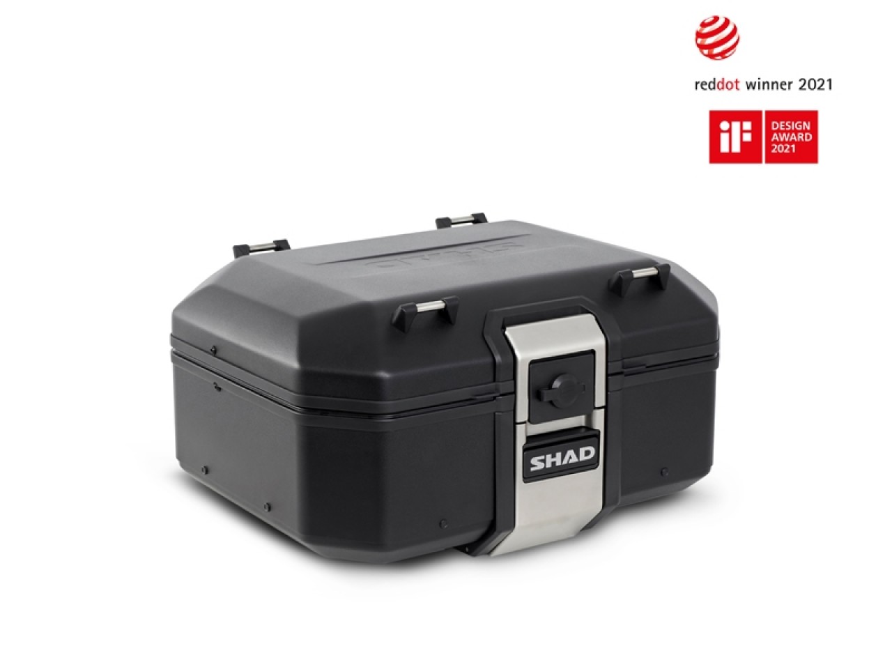 Shad Topcase TR37, aluminio negro, 37 l