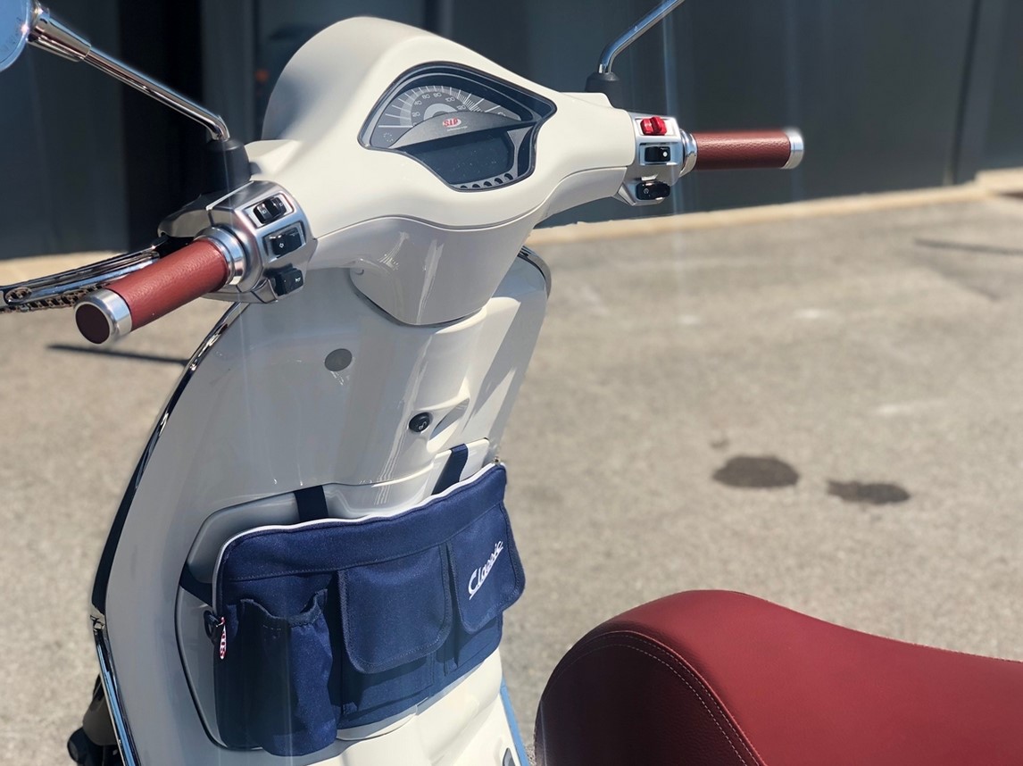 Bolsa "Classic" para maletero/guante Vespa - azul, nylon
