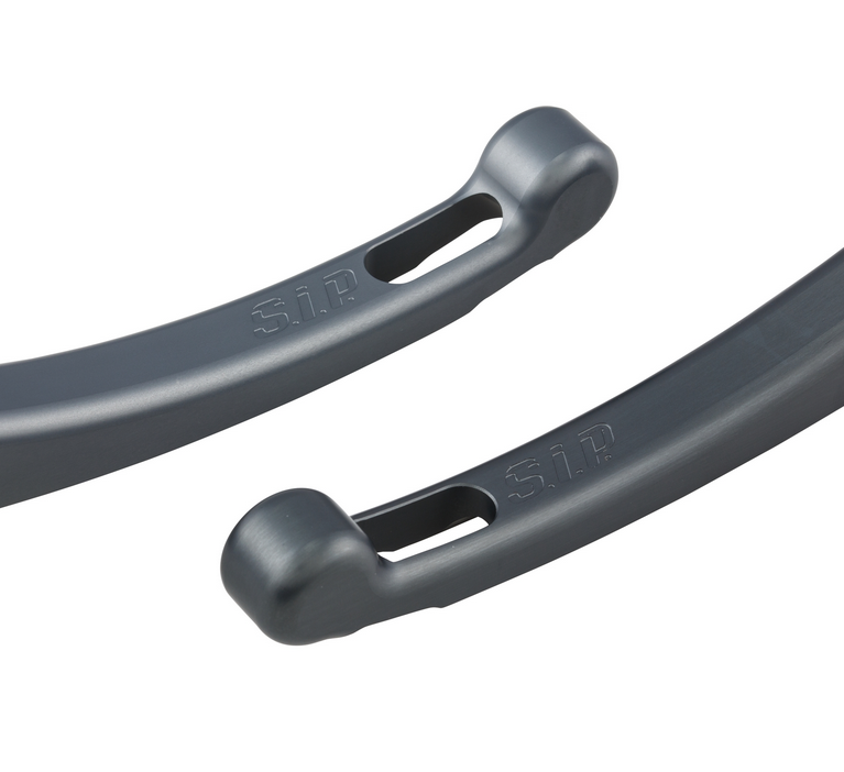 Juego de maneta deportiva embrague/freno para Vespa PX 125 -150cc, HBZ Hengtong, derecha/izquierda, gris mate
