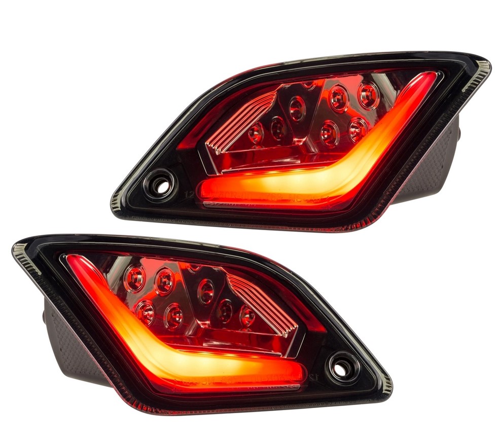 Kit intermitentes traseros izquierdo/derecho para Vespa GTS/GTS Super/GTV 125-300cc ('14-22), tintados