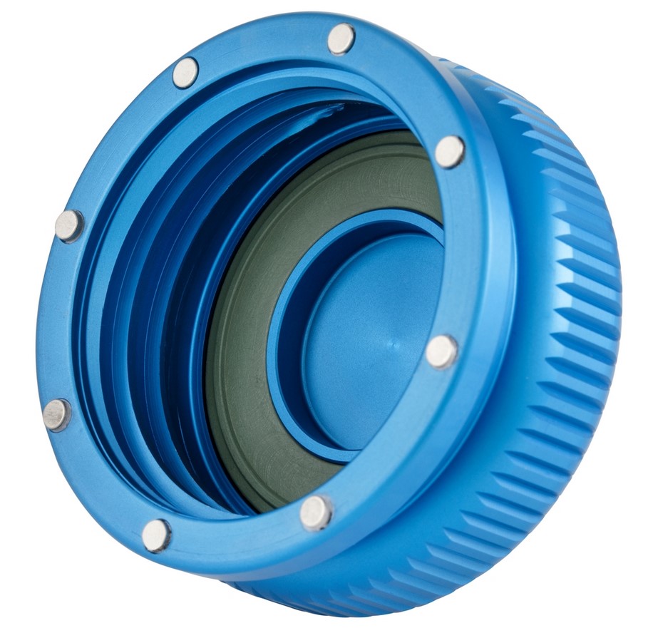 Tapón del depósito para Vespa, azul mate