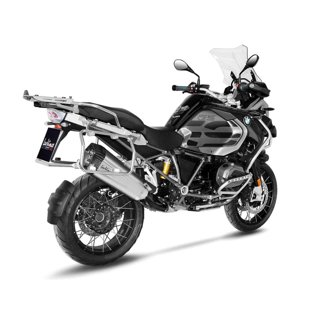 Sistema de escape LeoVince LV-12 para BMW R 1200 /1250 GS /Adventure, titanio, slip on, E-certificate