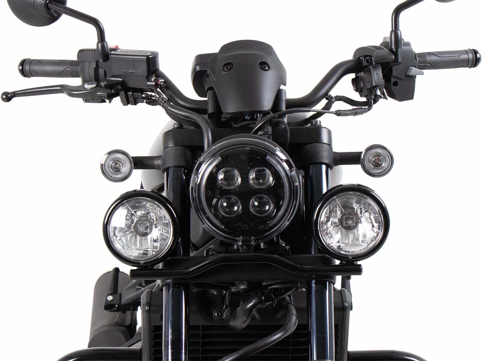 Faro auxiliar Twinlight incl. soporte y cable negro para Honda CMX 1100 Rebel /DCT (25-)