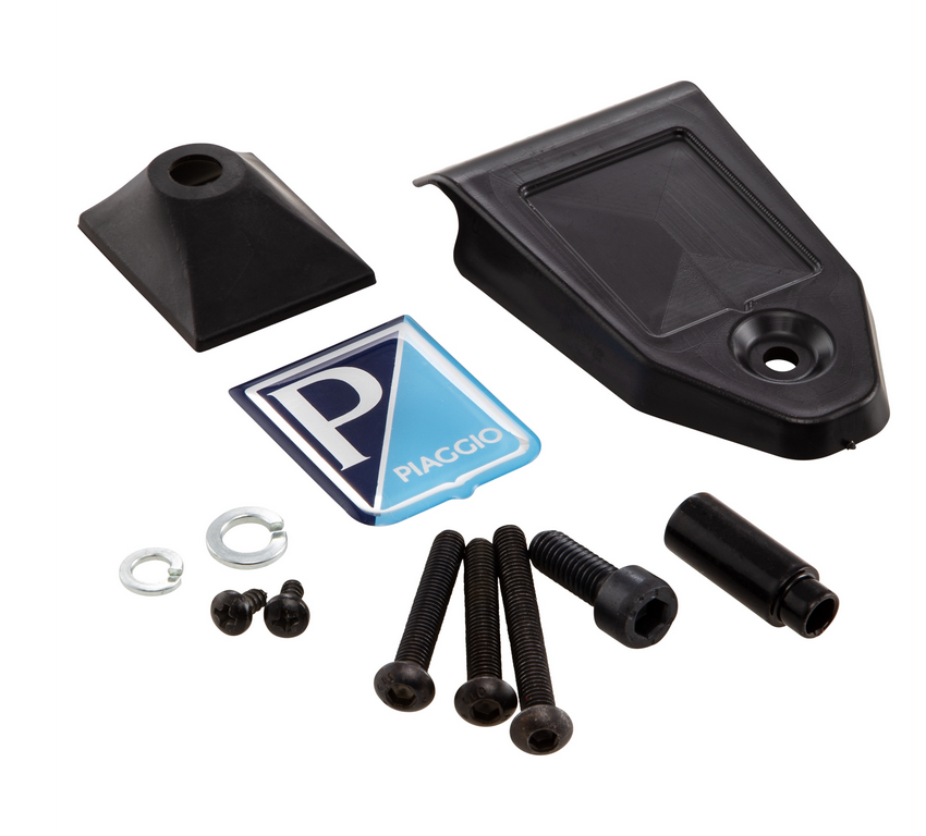 Protector de barra de choque para Vespa Primavera /Sprint 50-150cc, negro mate