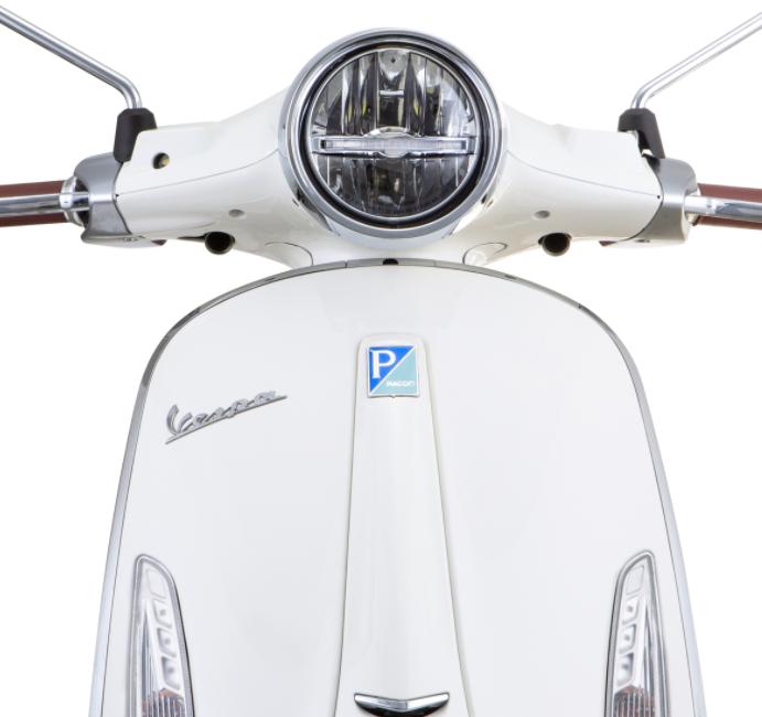 Faro LED para Vespa Primavera 50-150ccm 2T/4T (-'18), negro brillante