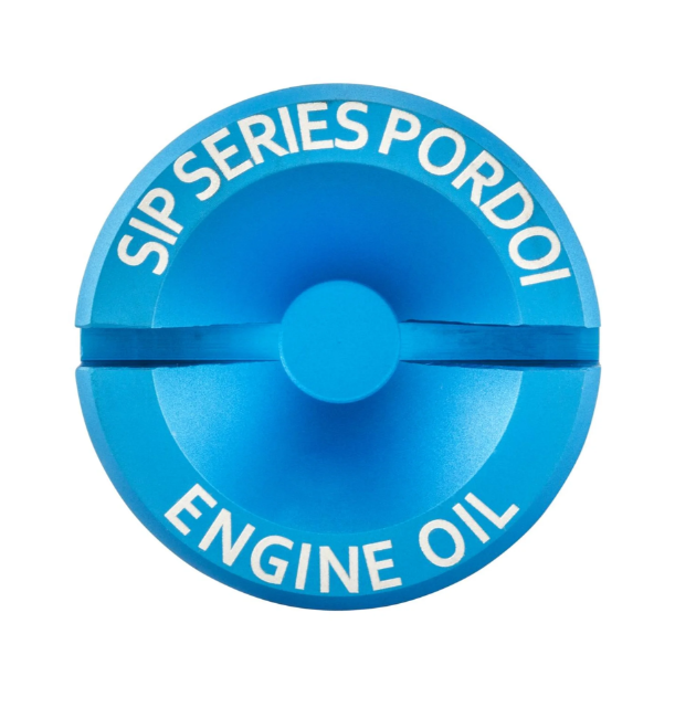 Tapón de llenado de aceite de motor para Vespa LX/S 3V es decir 125-150ccm 4T AC, azul mate