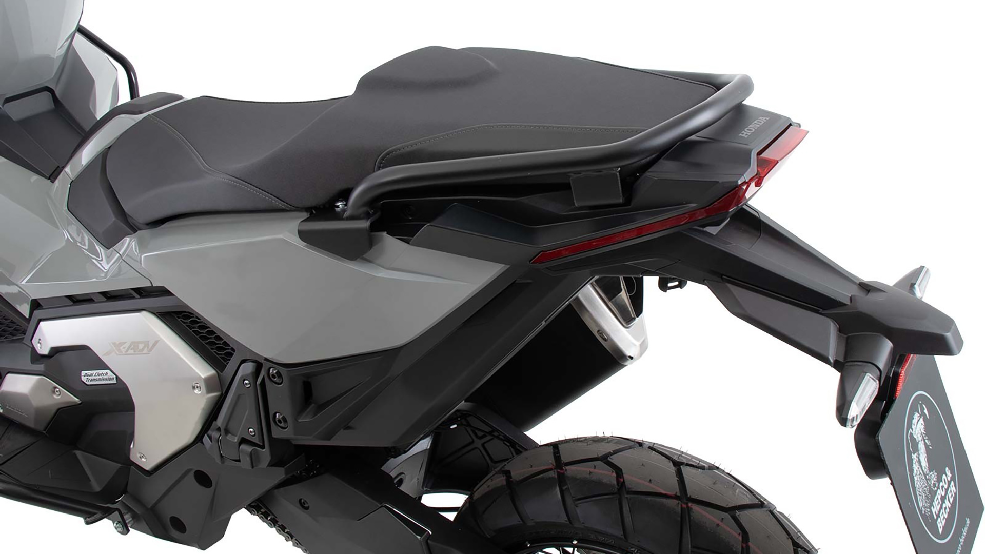 Asidero / barandilla negro para silenciador trasero para Honda X-ADV 750 (21-24) Hepco & Becker