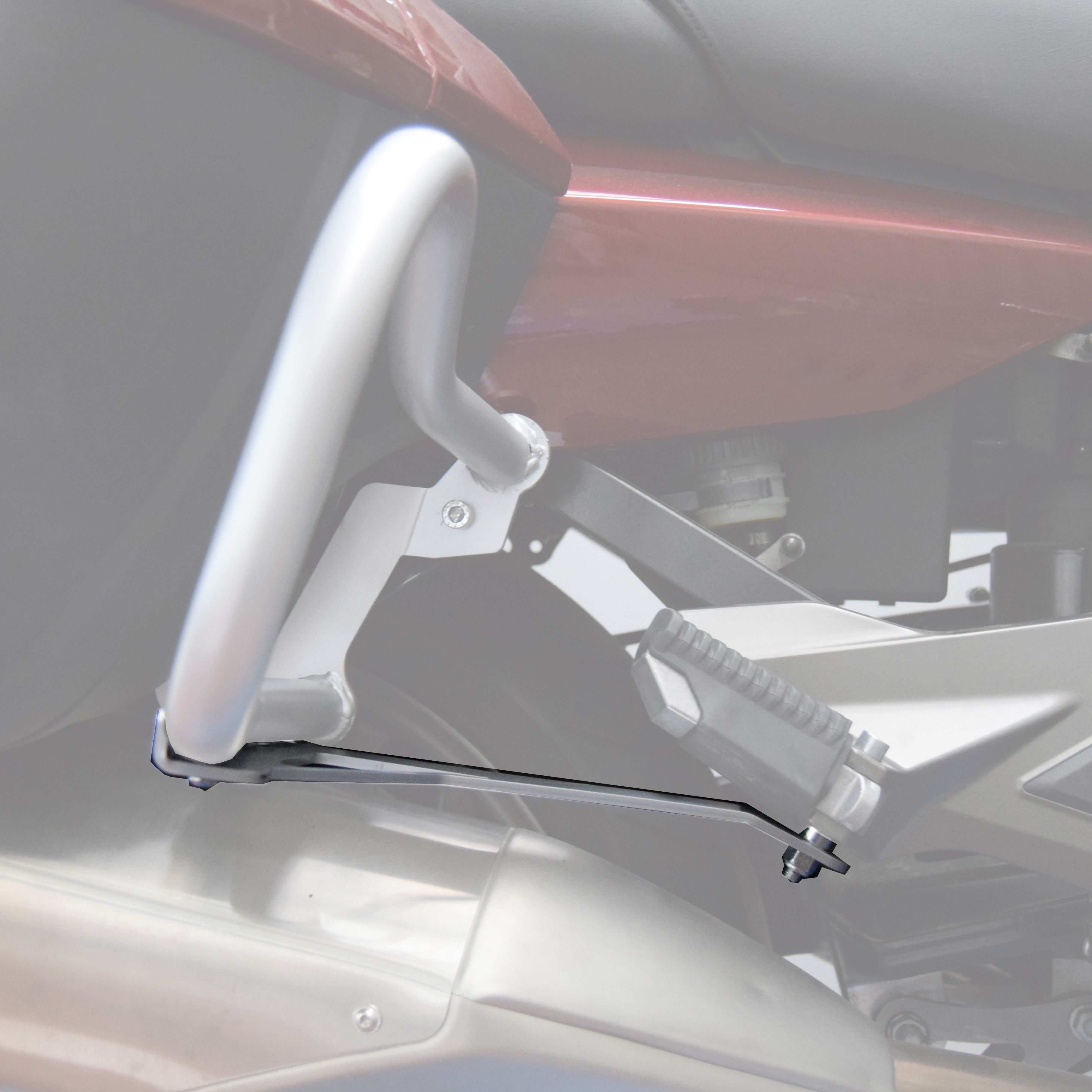 Funda lateral para barra de choque para BMW K 1600 GT /GTL (10-16), negra