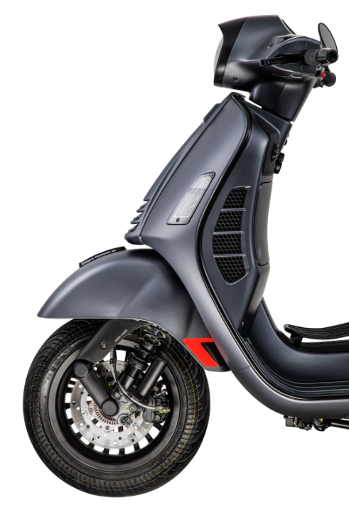 Amortiguador delantero para Vespa GTS/GTS Super/GTV/GT 60/GT/GT L 125-300cc, negro mate