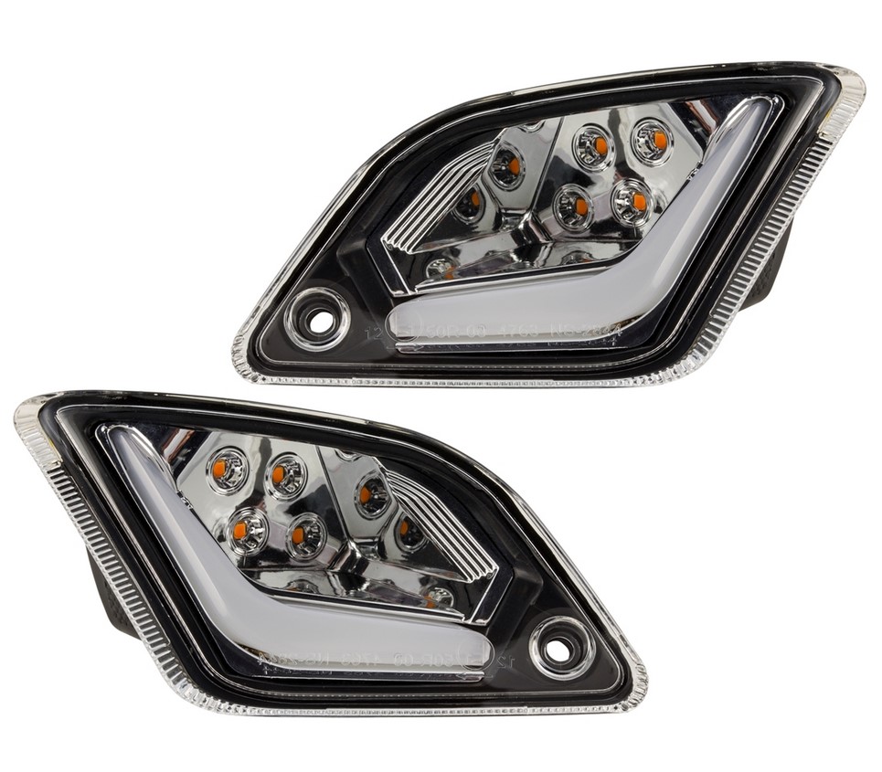 Kit de indicador trasero izquierdo/derecho para Vespa GTS/GTS Super/GTV 125-300cc ('14-), transparente
