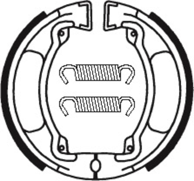 Zapatas de freno orgánicas Tecnium Scooter/Street/Off-Road - BA032