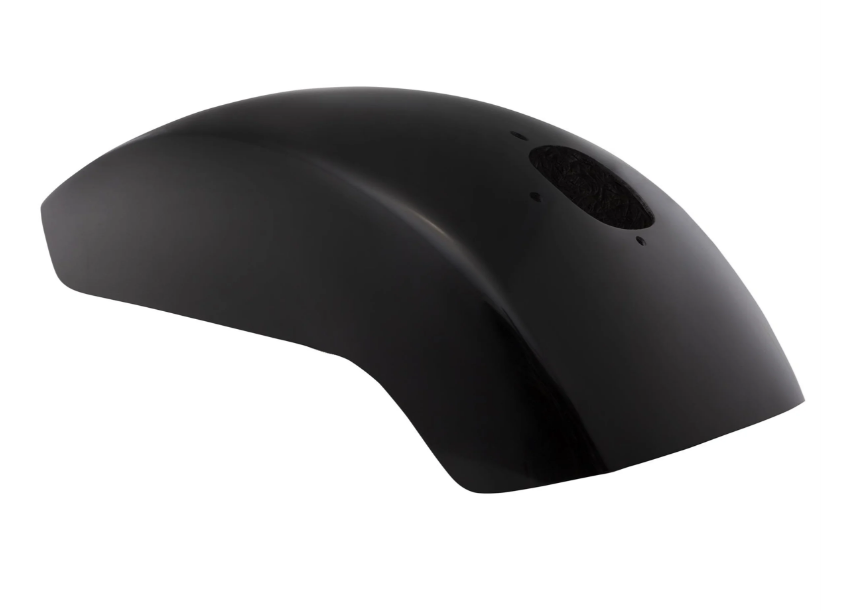 Guardabarros EVO II para Vespa PX 80-200ccm, GRP, pequeño, negro
