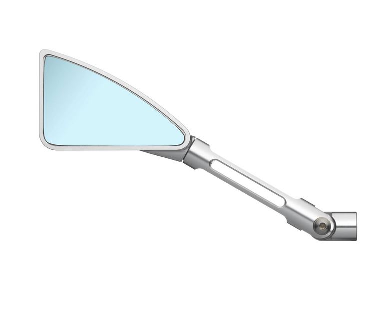 Espejo RIZOMA "TOMOK" derecho para Vespa, anodizado plata