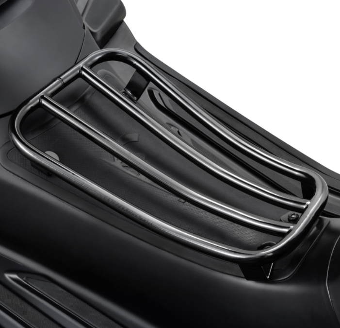 Portaequipajes escalonado negro para Vespa Primavera/Sprint 50-150ccm