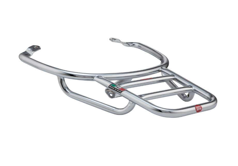 Portaequipajes trasero para Vespa Primavera /Sprint /Elettrica 50-150ccm, cromado