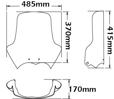 Parabrisas fiel al original para BMW R 1200 GS